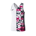 Yonex Badminton-Tank Top V-Neck Tournament 2023 weiss Damen